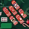 Creative Folding Cartoon Christmas Greeting Card Set With Envelopes And Stickers