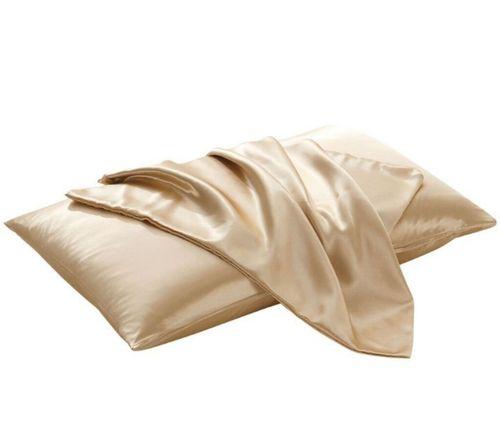 100% Queen Standard Satin Silk Soft Mulberry Plain Pillowcase Cover Chair Seat Square Pillow Cover Decorations for Home Pillow