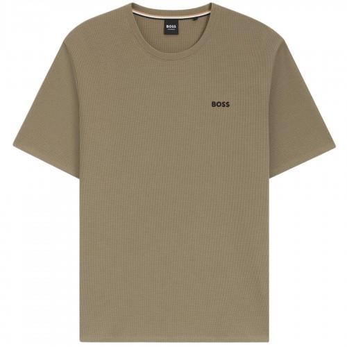 BOSS Mens Waffle Knit T-Shirt