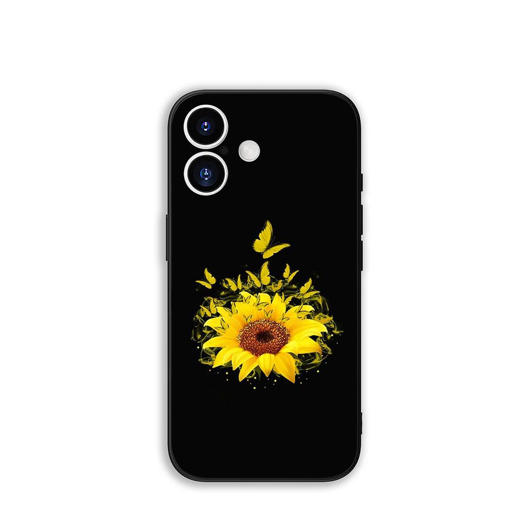 For Samsung Galaxy A55 A54 A25 A36 A17 A26 A35 A33 A34 A14 A37 S8 S9 S20 S21 FE S10 Plus Phone Case Sunflower Flower Yellow