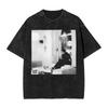 Young Miko Do Not Disturb Album Washed T Shirt Streetwear Hip Hop Fashion T-Shirts Tee Shirt Men Women Short Sleeve Street