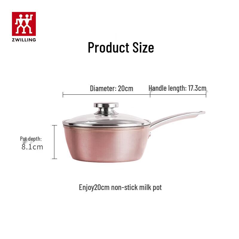 ZWILLING Enjoy 20cm Non-stick Stainless Steel Milk Pot