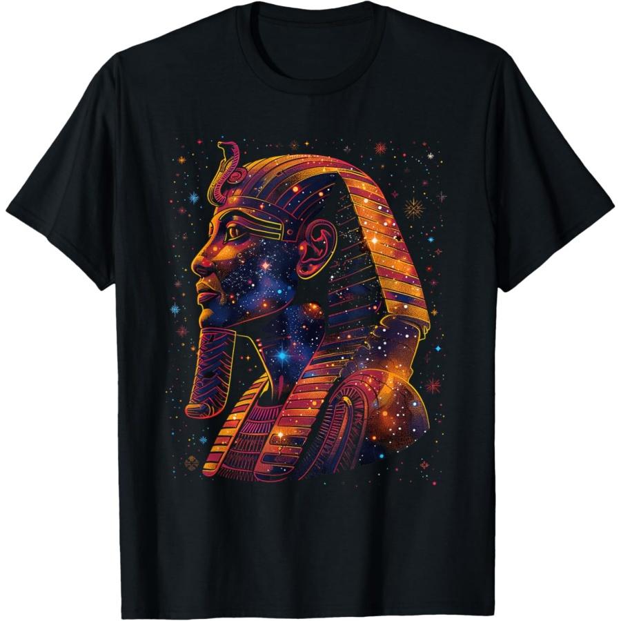 

egypt ancient pharaoh in space sphinx egyptian T-Shirt(4) XXXXXL чорний