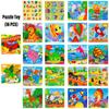 Animals Wooden 16pcs Alphabet Number Educational Interactive Jigsaw Kids Toys
