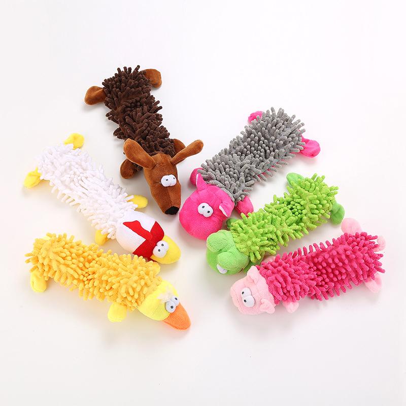 Hot sale Pet Supplies Dog Plush Toys Collection Interactive Teeth Grinding Bite Resistant Sound making Interactive Dog Toys