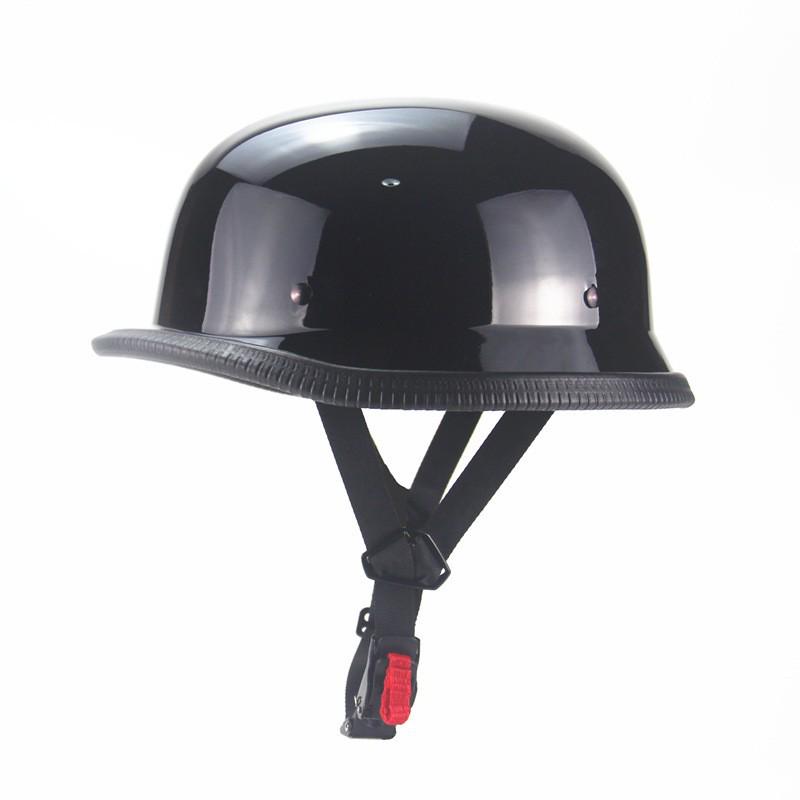 Retro German-Style Lightweight Summer Half Helmet with Plume for Soldier Enthusiasts