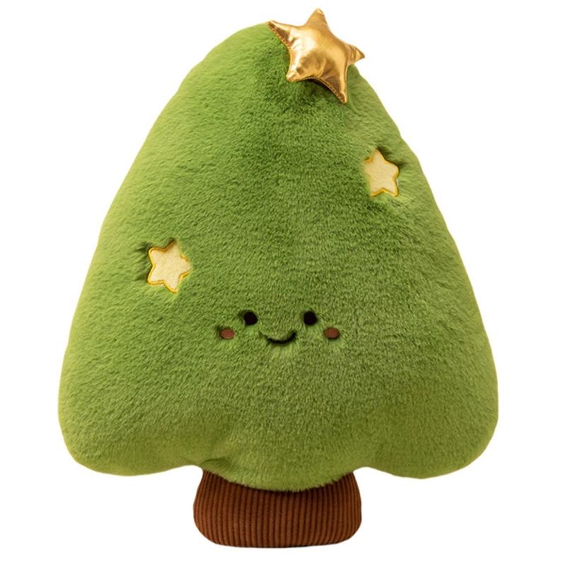Festivo Natale Babbo Natale Pupazzo di Neve Cuscino Schienale Super Morbido Cotone PP Cuscino da Abbraccio Soggiorno Camera da Letto Decorazione