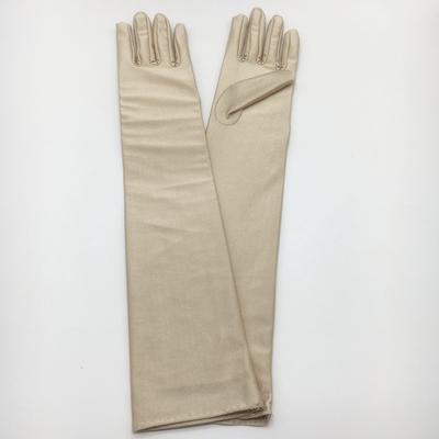 Sun Party Etiquette Block Classic Gloves Long Women Glove Overlength 1Pair Elbow Fashion Opera Dancing  Handmade