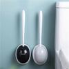 Silicone Toilet Brush For WC Accessories Drainable Toilet Brush Wall-Mounted Cleaning Tools Home Bathroom Accessories Sets