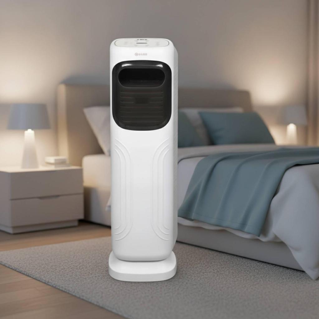 Columnar Air Cooling fan and Heater 2inStanding Standing Device Appliance for