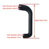 Black Tube Rooftop Air Conditioner Pump Rubber Hose Drainage Pipe Adapter Joint for Midea Ceiling Air Conditioning Parts