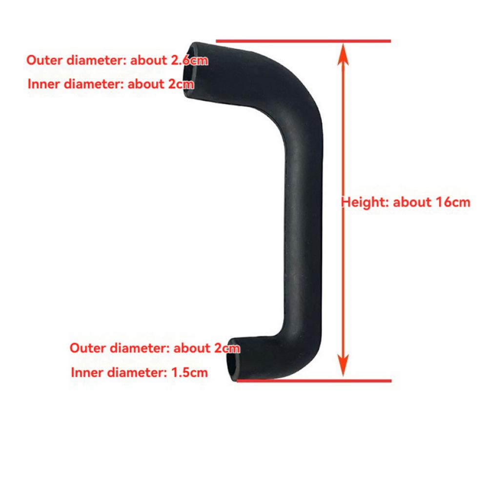 Black Tube Rooftop Air Conditioner Pump Rubber Hose Drainage Pipe Adapter Joint for Midea Ceiling Air Conditioning Parts