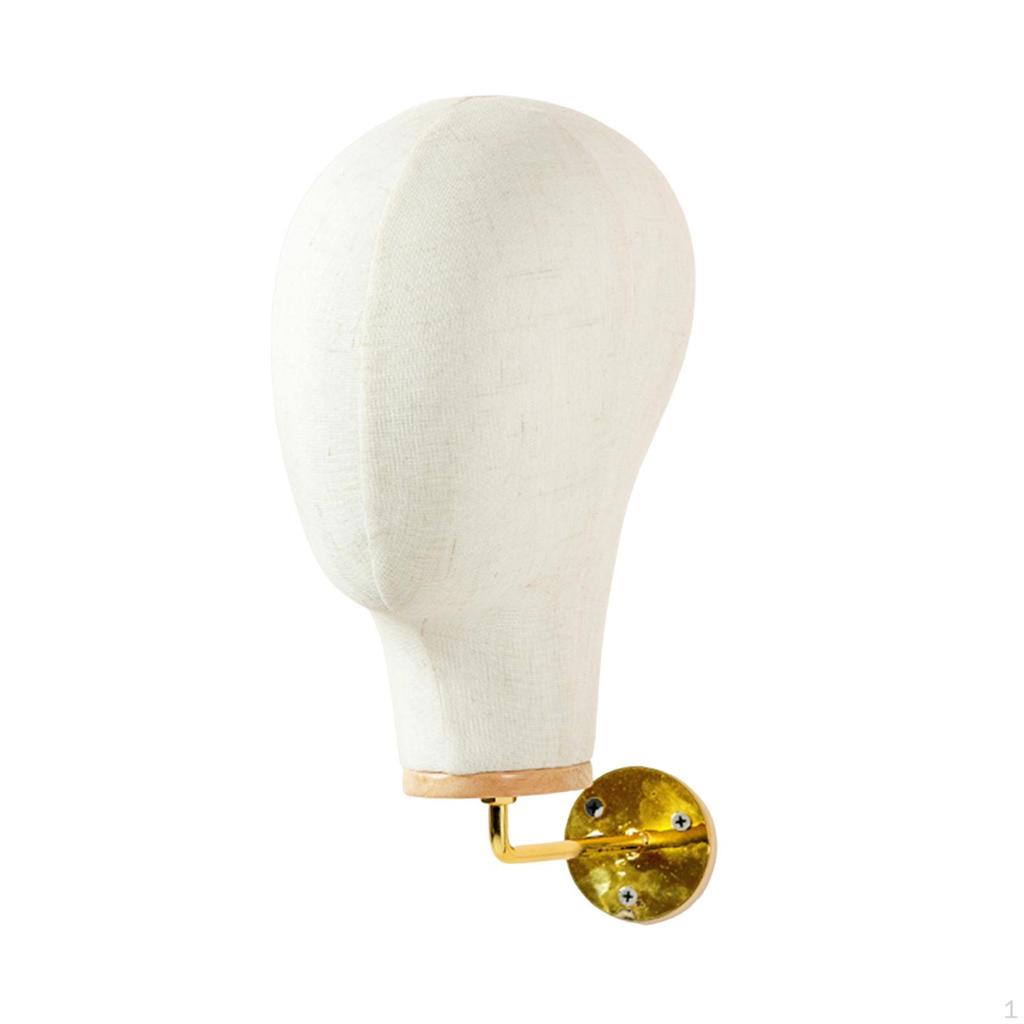Canvas Mannequin Head Display for Wigs And Hats In Home Or Salon