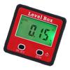 Horizontaler Winkelmesser Digitaler Winkelmesser Neigungsmesser Elektronische Wasserwaage Magnetische Basis Messwerkzeuge Rot