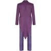 Mortal Kombat 11 Joker Cosplay Costume McFarlane Heath Ledger Purple Full Suit Halloween Party Outfit