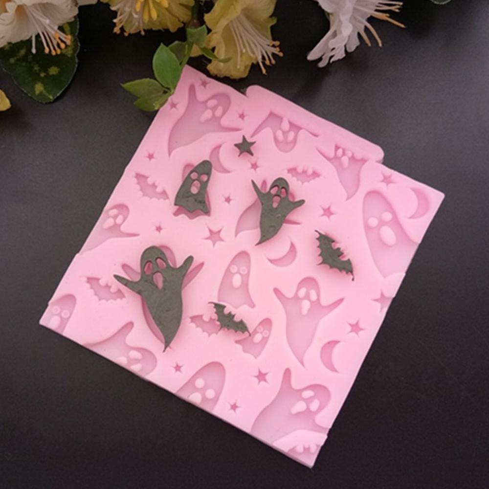 Halloween Ghost Silicone Fondant Mould Sugarcraft Tool Baking Chocolate Mold