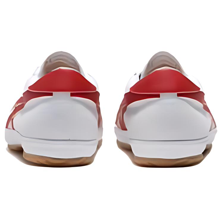 Asics Tsg-110 Fabric Synthetic Leather Comfortable Shock Absorbing Durable Low Top Casual Shoes Unisex Casual Shoes White 1203A317-100