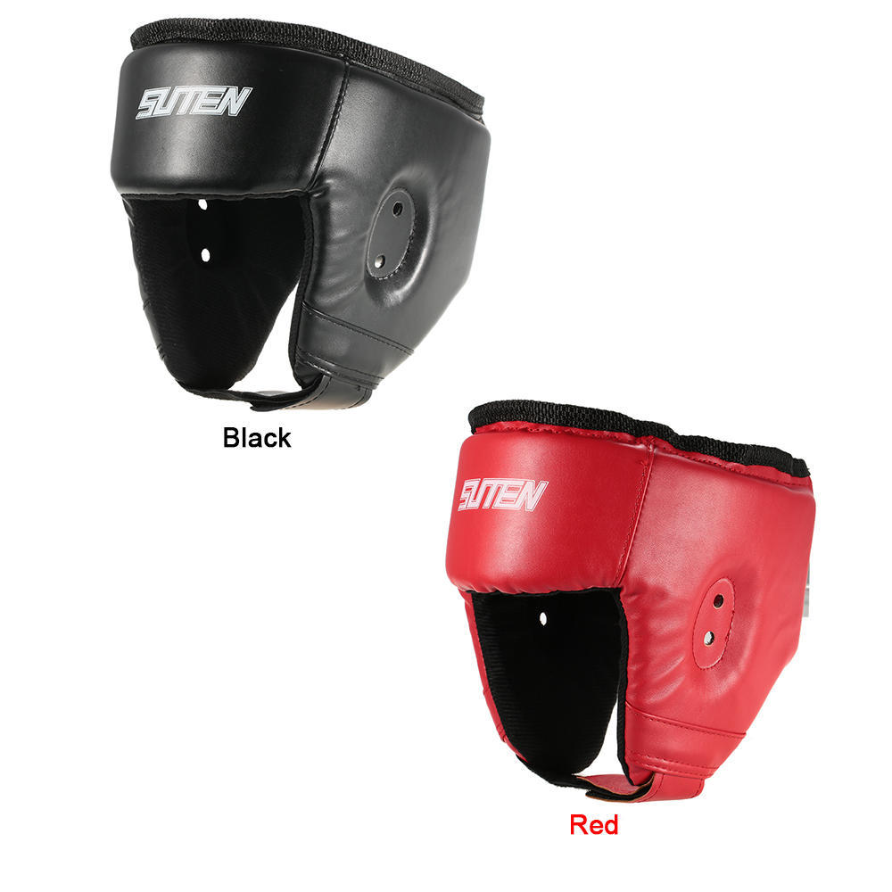 Boxerský trénink Headgear Head Guard Bojová umění Kick Sparing Helmet Gear Obličejový chránič hlavy