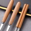 4Pcs Stainless Wooden Handle Cutlery Set Portable Tableware Knife Fork Spoon Chopsticks Fashionable Kitchen Utensils