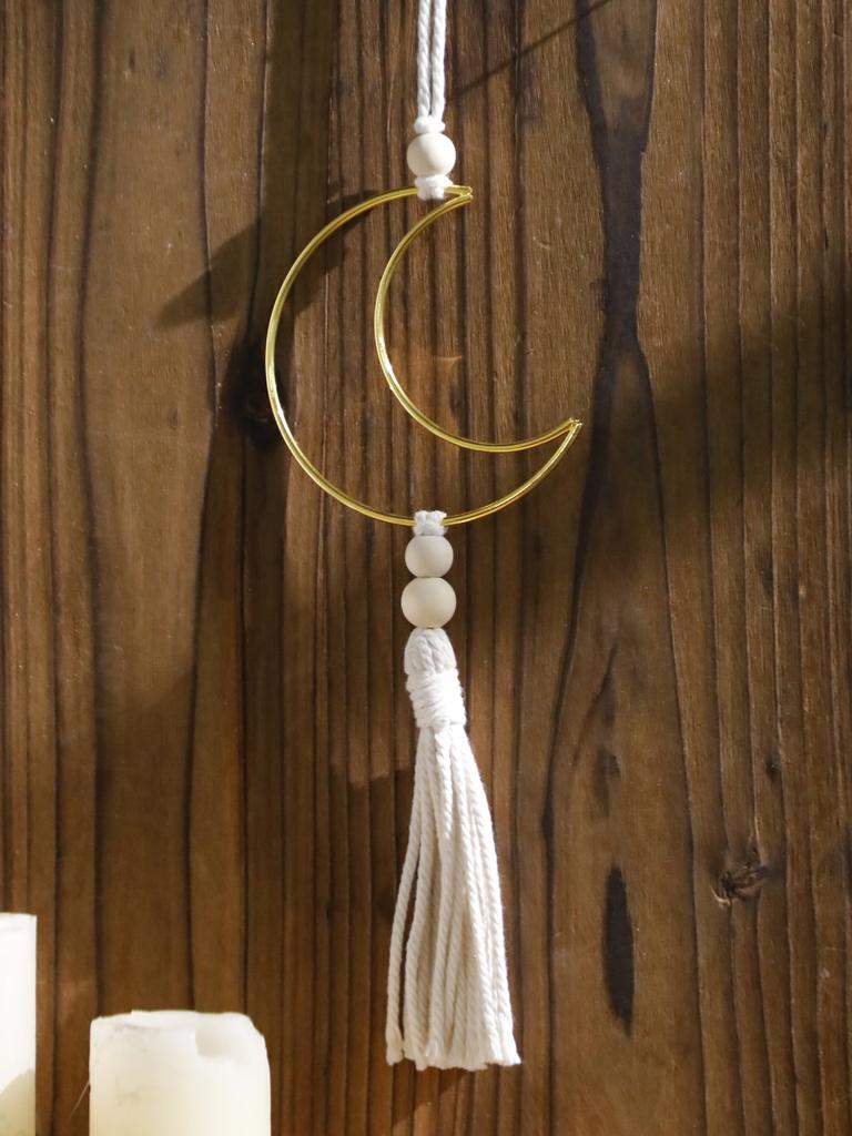 1 Stück Goldener Stern Mond Ramadan Hängende Ornamente Eid Mubarak Froher Ramadan muslimische Dekoration Ramadan Kareem Feiertagsdekorationen