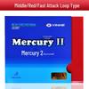 Gomma per Ping Pong Yinhe Mercury 2 Anti-Spin per Racchette da Rovescio per Principianti