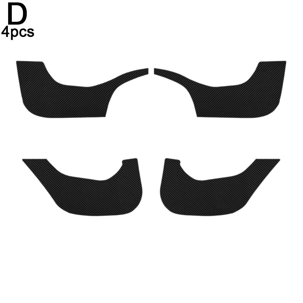 Voor Tesla Model Y Juniper 2025 Auto Deur Anti-Klap Pad Leer Sticker Strip Deurplint Beschermer Cover Auto Interieur Accessoires