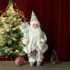 Home Decoration Xmas Tree Ornament 12 Inches Santa Claus Doll New Santa Claus Decorations  Gift