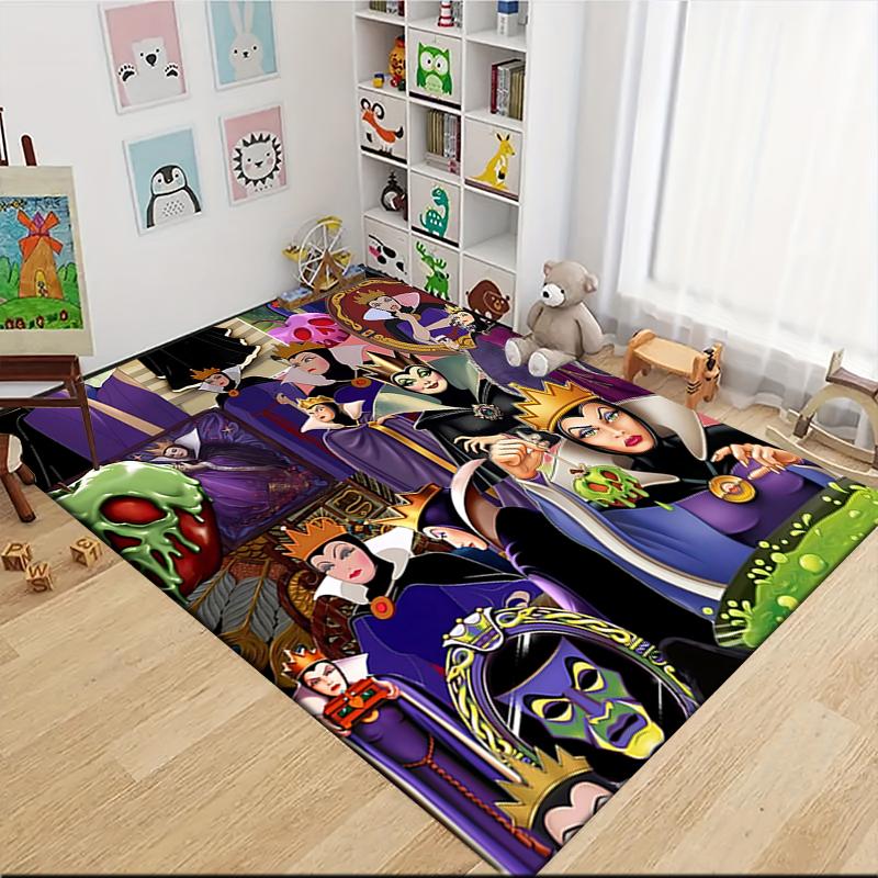 Evil Queens Collage Carpet Rug Soft Washable Antislip Home Living Room Sofa Mats Personalized Christmas Rug