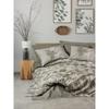 Bedding Set - 1 Duvet Cover 220 X 240 Cm + 2 Pillowcases 60 X 60 Cm - 100% Reinforced Cotton - Khaki