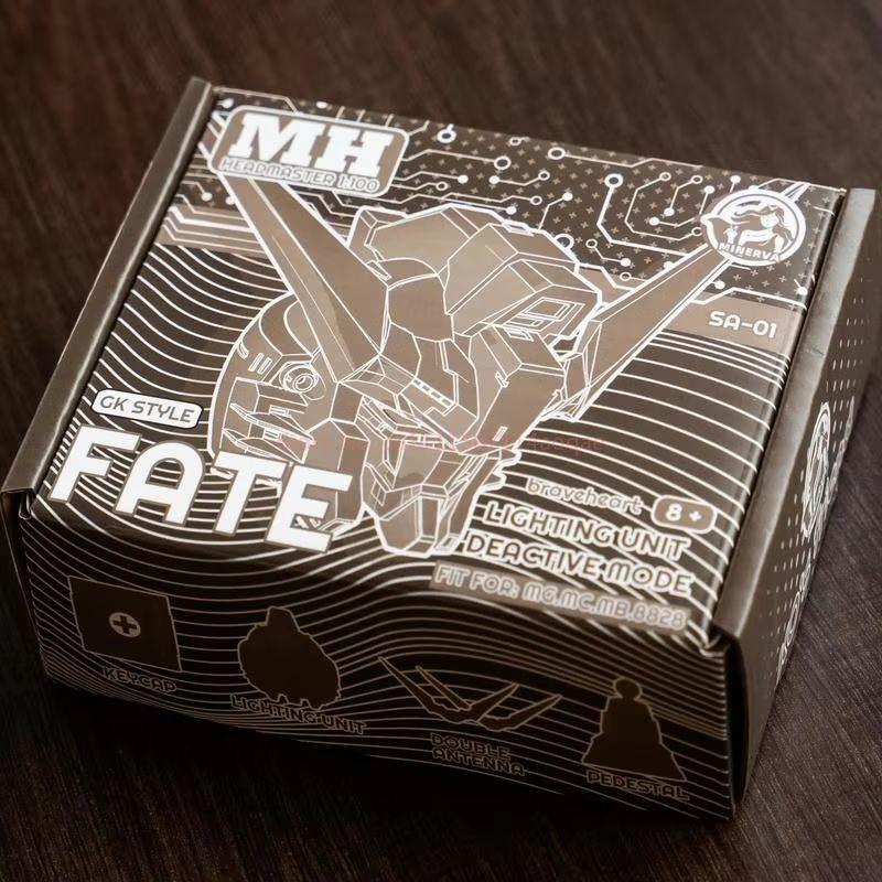 Hot! Minerva Hobby Head Carving Destiny 1/100 Mg Mc Mb Assembly Model Kit Fate With Lamp Mecha Model Toy Head Toys Gifts