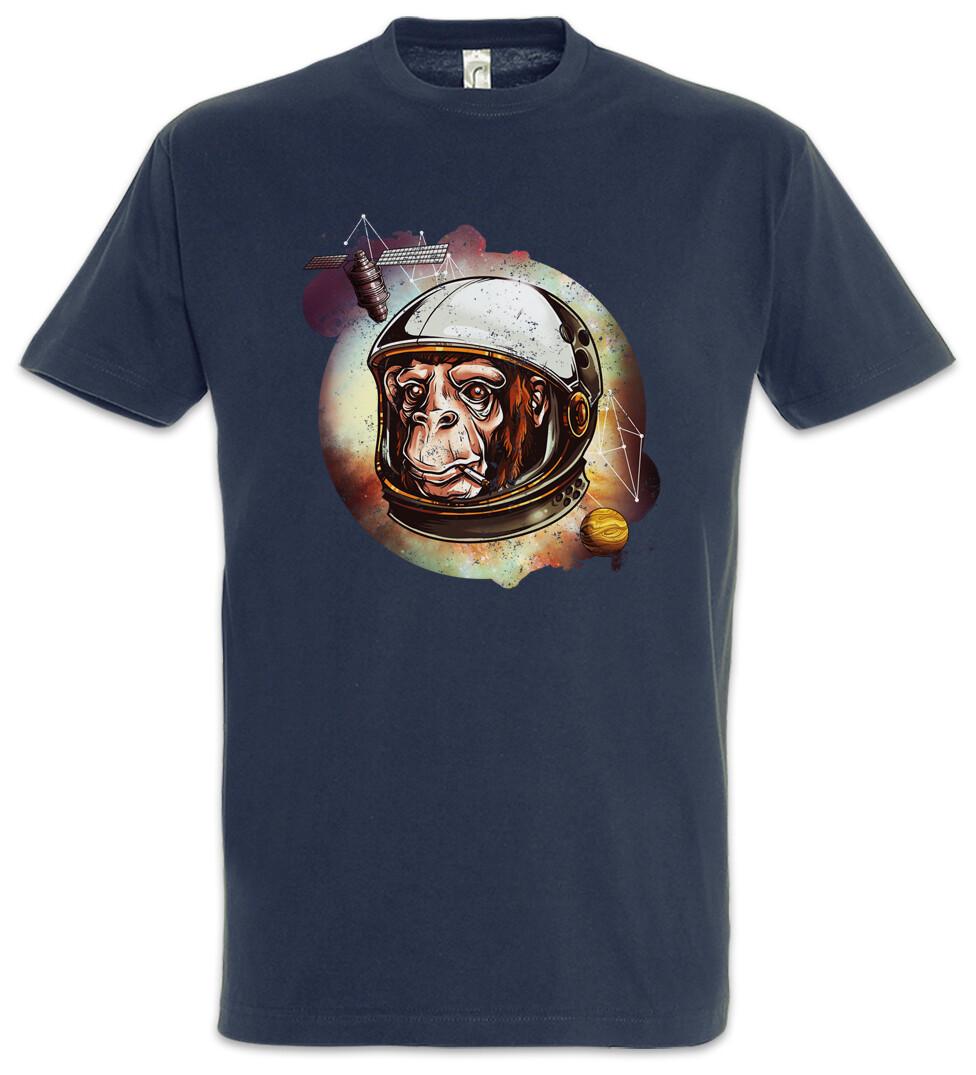 Chimp Astronaut T Shirt Mens Womens Tees Top Ape Love Space Planets Fun Geek Nerd Astronomer L