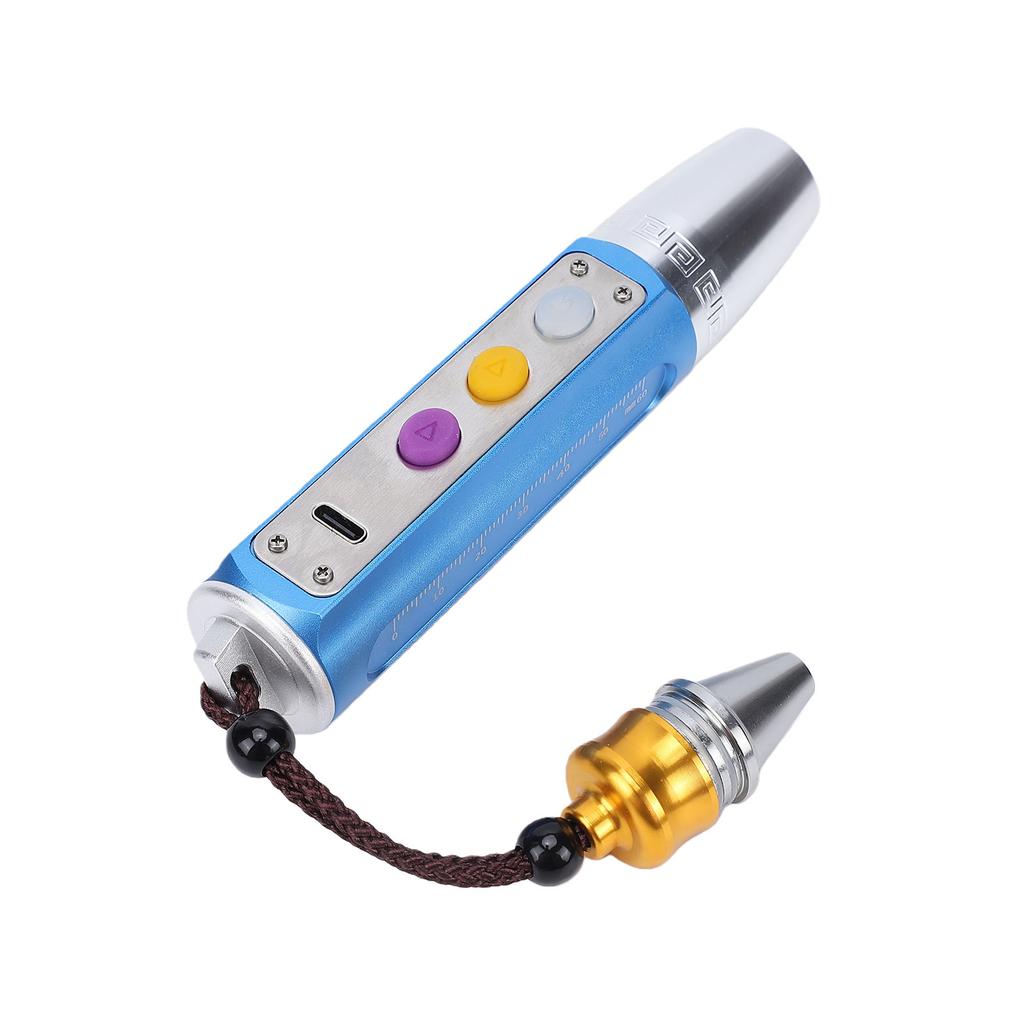 Jewelry Detector Lamp Rechargeable Dimmable Bright Gemstone Flashlight with 365nm Yellow White Light for Fluorescence