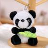 1Pcs Cute Panda Plush Toy Keychain Cartoon Bag Pendant Bag Accessories Car Keychain Pendant Jewelry  Gift