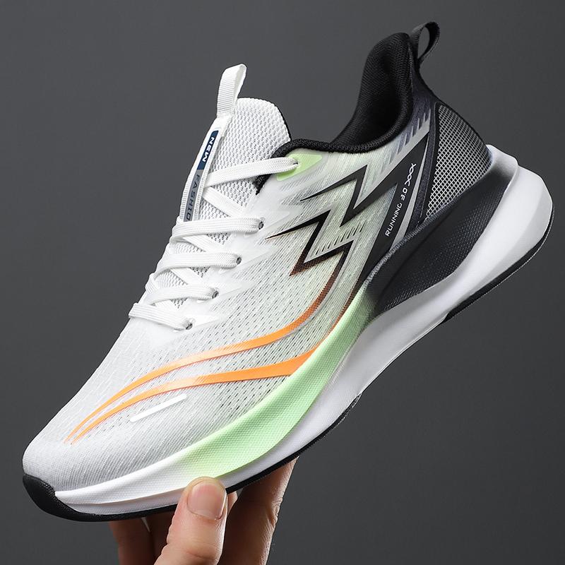 2024 Hot selling men's casual shoes shock-proof comfortable outdoor running fitness training fashion sports shoes mesh shoes