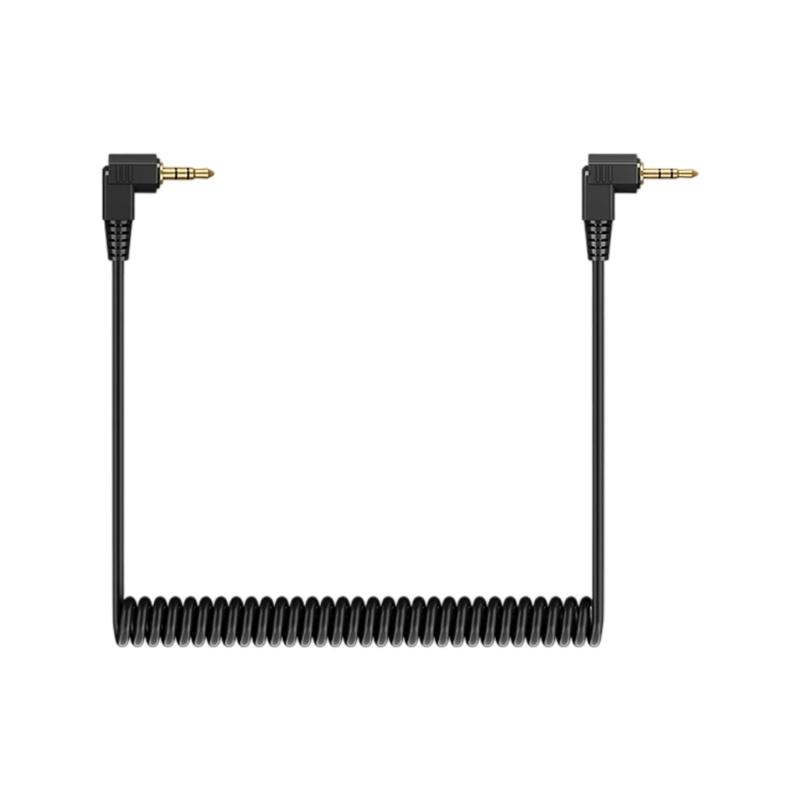 Universal 2.5mm Flash PC Syncing Cable Spring Load Design Wire Compatible for Cameras Flash Photography Accessories