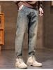 2025 Trendy Men's Straight Loose American Retro Jeans - Versatile and Hot-Selling