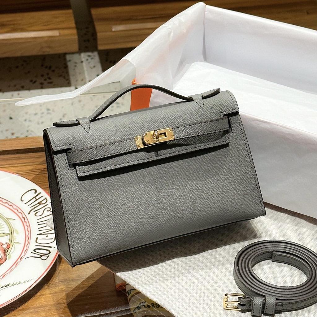 Μια Γενιά Τσάντας Hermès Birkin Μίνι Τσάντα Χειρός Βραδινή Τσάντα Υψηλής Ποιότητας Γνήσιο Δέρμα Τσάντα Ώμου Μικρή Τσάντα Γυναικεία
