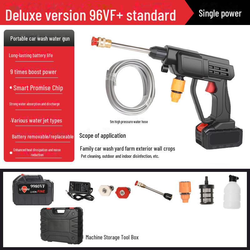 Hochdruck Akku-Autowaschpistole