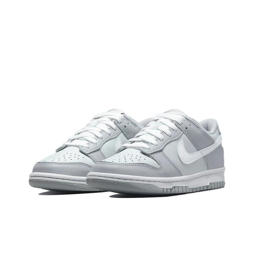 Nike Dunk Low GS Pure Platinum Wolf Grey Barnesko Hvite DH9765-001