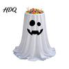 Halloween Dessert Station Ghost Candy Bowl Adjustable Height Large Holder Trick or Prop for Garden Treat Standing Storage Dish Porch Lawn