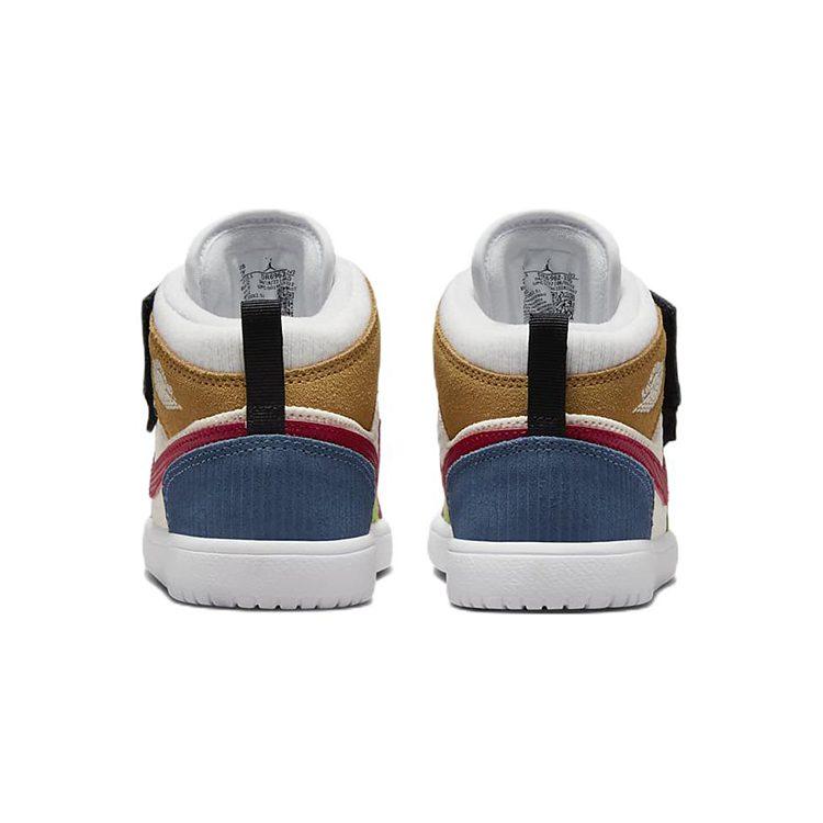 Jordan Air Jordan 1 Mid Alt SE Trendy Slip Resistant Cushioning Abrasion Resistant Mid Top Vintage Basketball Shoes DR6962-100
