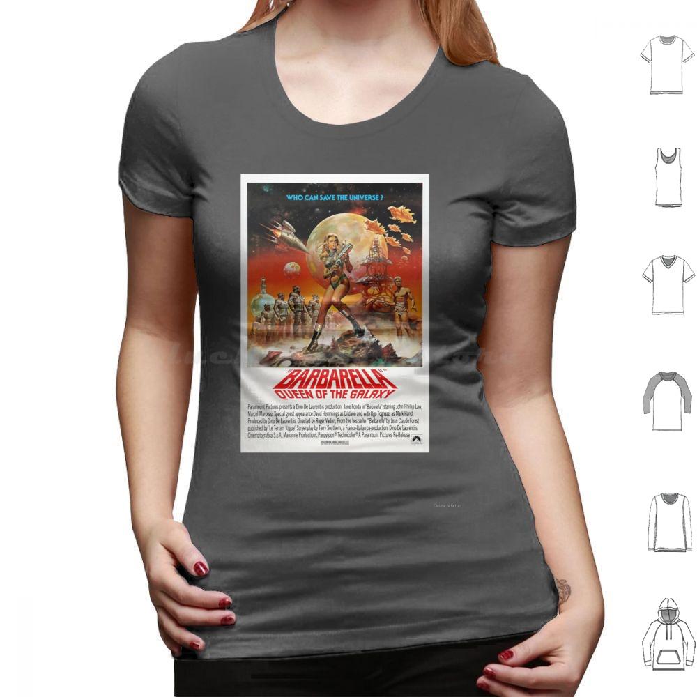 Barbarella  Queen Of The Galaxy T Shirt Men Women Kids 6xl Barbarella Camp Sci Fi Retro Cinema Movie Film Classic Colourful