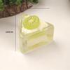 5Pcs Sweet Triangle Transparency Fruits Cake Creative Resin Decor Cabochon Diy For Handmade Dollhouse Decor Ornament Gifts