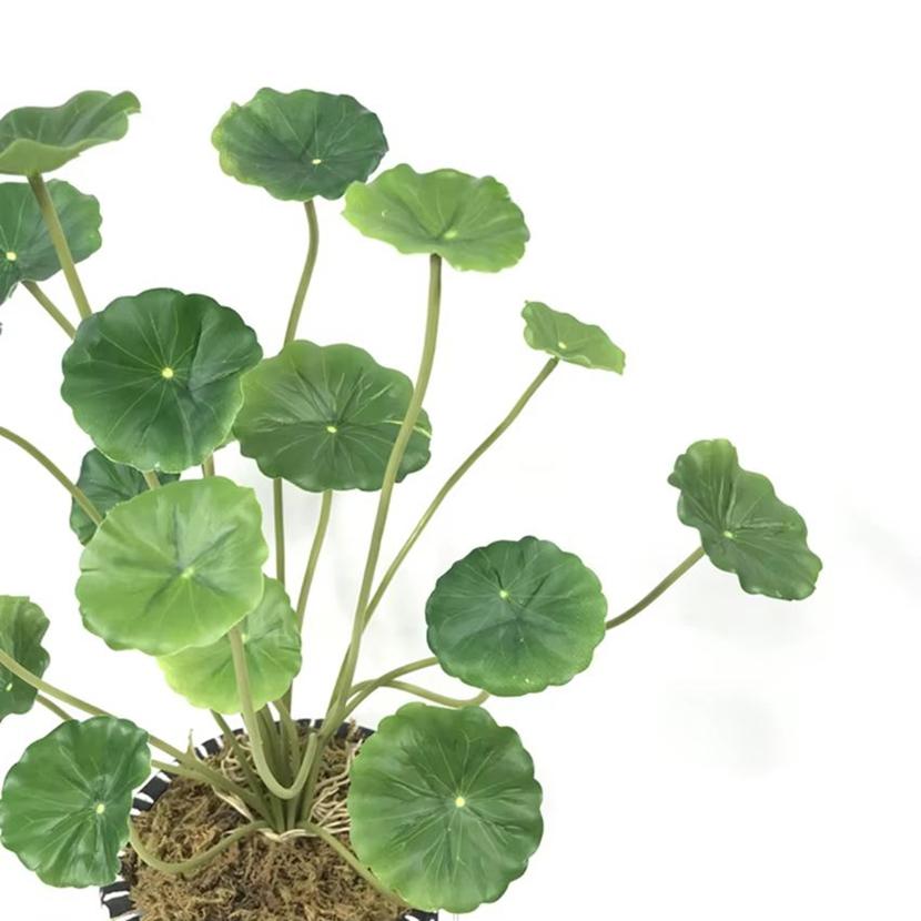 Artificial Plants Lotus Leaf Potting Material Festival Decor Household Products Garden Pool Aquatic Green Plants Bonsai Diy Gift