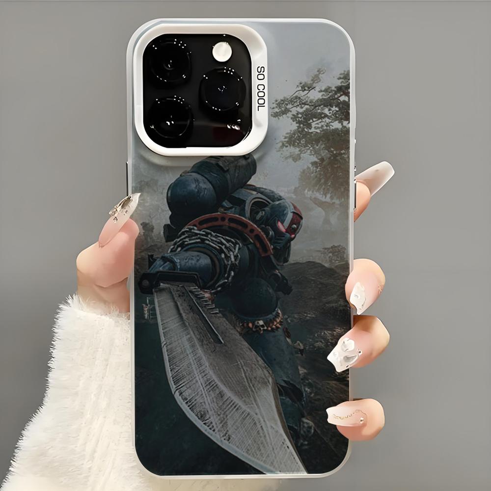Game W-Warhammers-s 40k Phone Case  Phone Case For iPhone 14 16 15 11 12 13 Pro Max Mini Plus Shockproof Cover