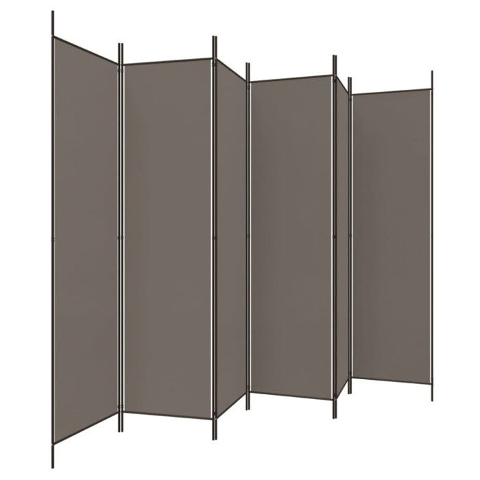 VidaXL Cloison de Séparation 6 Panneaux Séparateur de Pièce Pliable Diviseur Écran d'Intimité Paravent Décoration Salon 350208