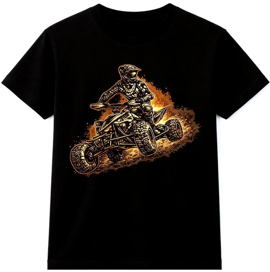 

ATV Motocross T Shirt Quad Bike Racing Off Road Dirt Trail Graphic Tee 4XL