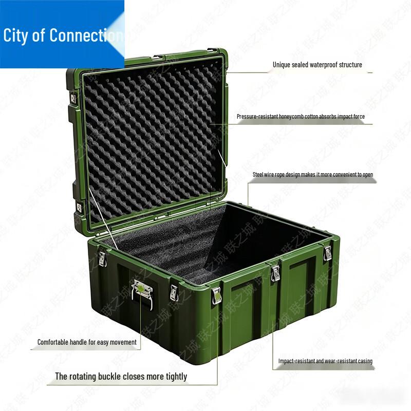 Military Green Rotomolded Outdoor Storage Box