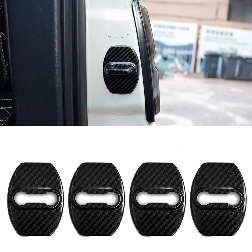 4PCS Car Door Lock Cover Case For Toyota chr Corolla Camry rav4 Yaris hilux prius avensis auris Prado verso fortuner Accessories