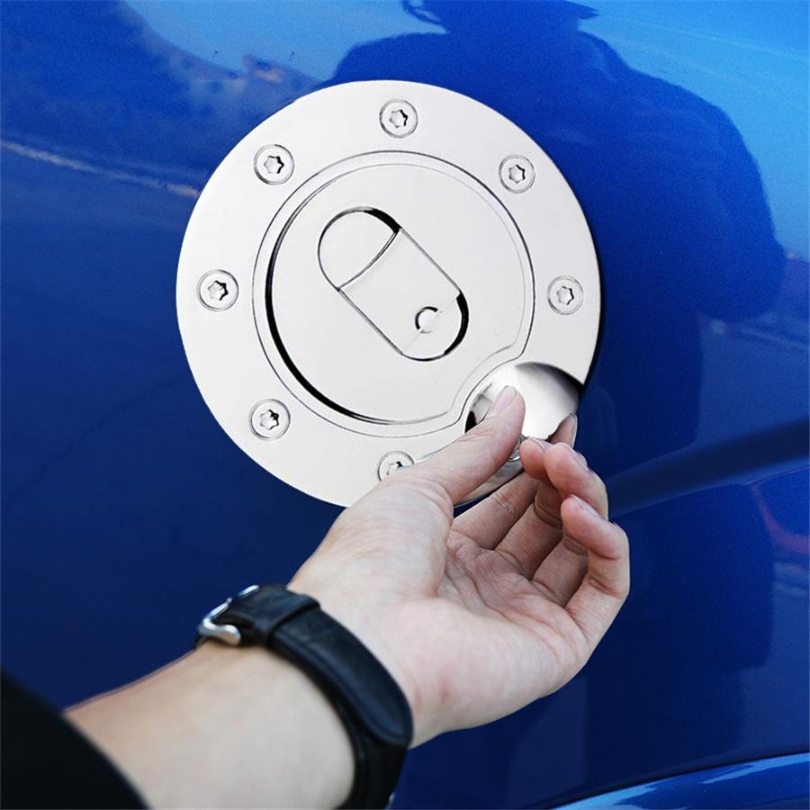Chrome Plating Fuel Gas Tank Door Cover Cap ABS×1 For 2004-2008 Ford F150 Triple